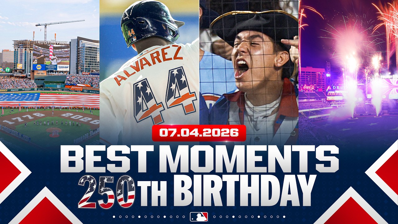 MLB celebrates the United States Semiquincentennial! 🇺🇸 (America 250 Years | July 4 MLB Highlights)