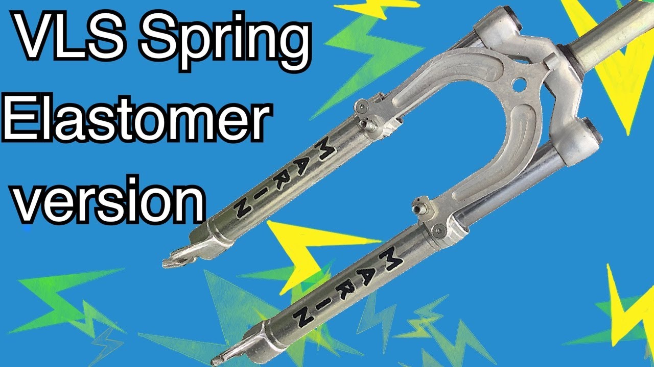 VLS Spring retro elastomer mtb Italian suspension fork. How to open and service clean