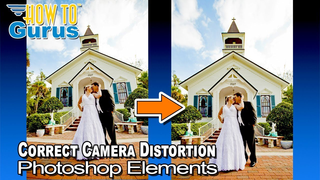 How You Can Fix Camera Distortion in Photoshop Elements using Filters Transforms Clone Stamp