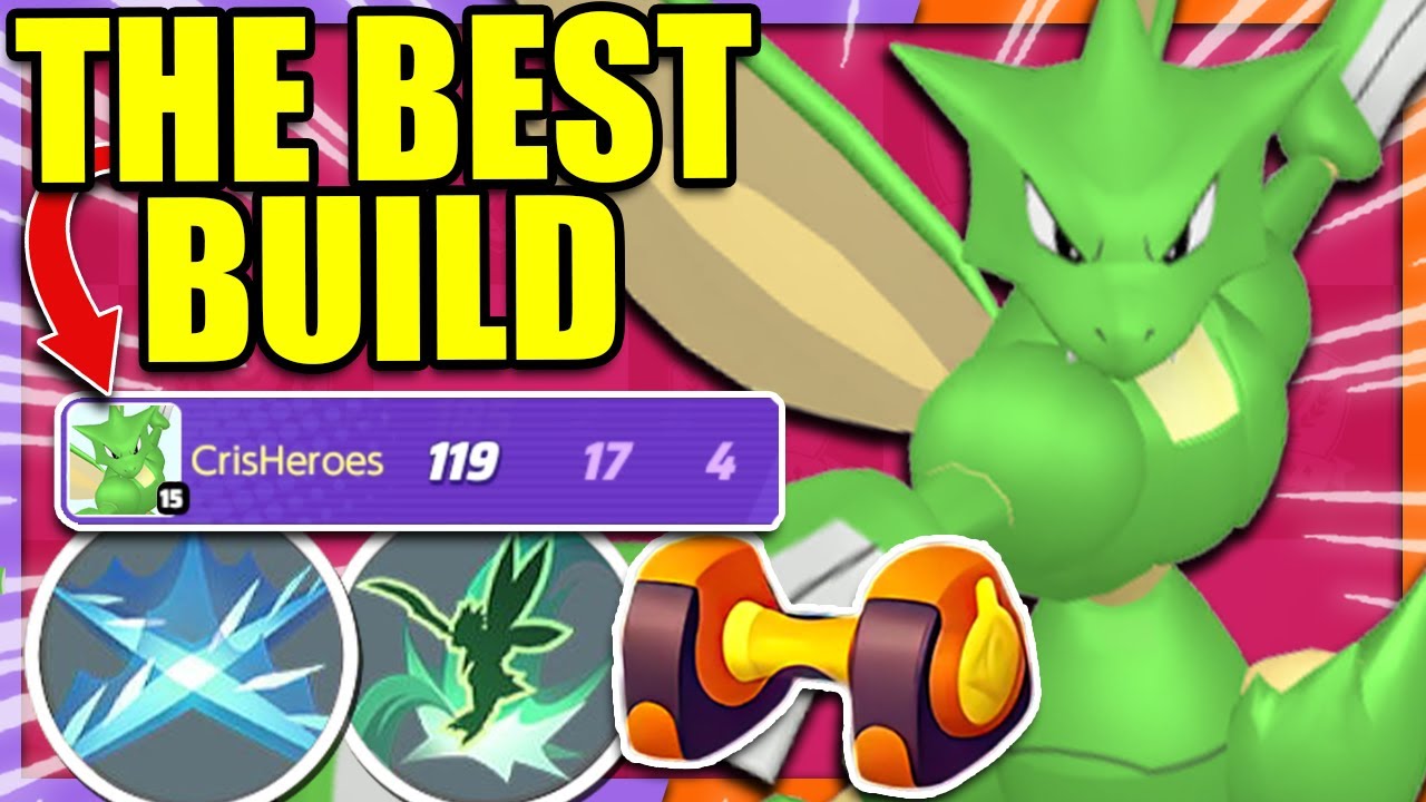 INSANE 17 KO SCYTHER BUILD!! New Speedster | Pokemon Unite