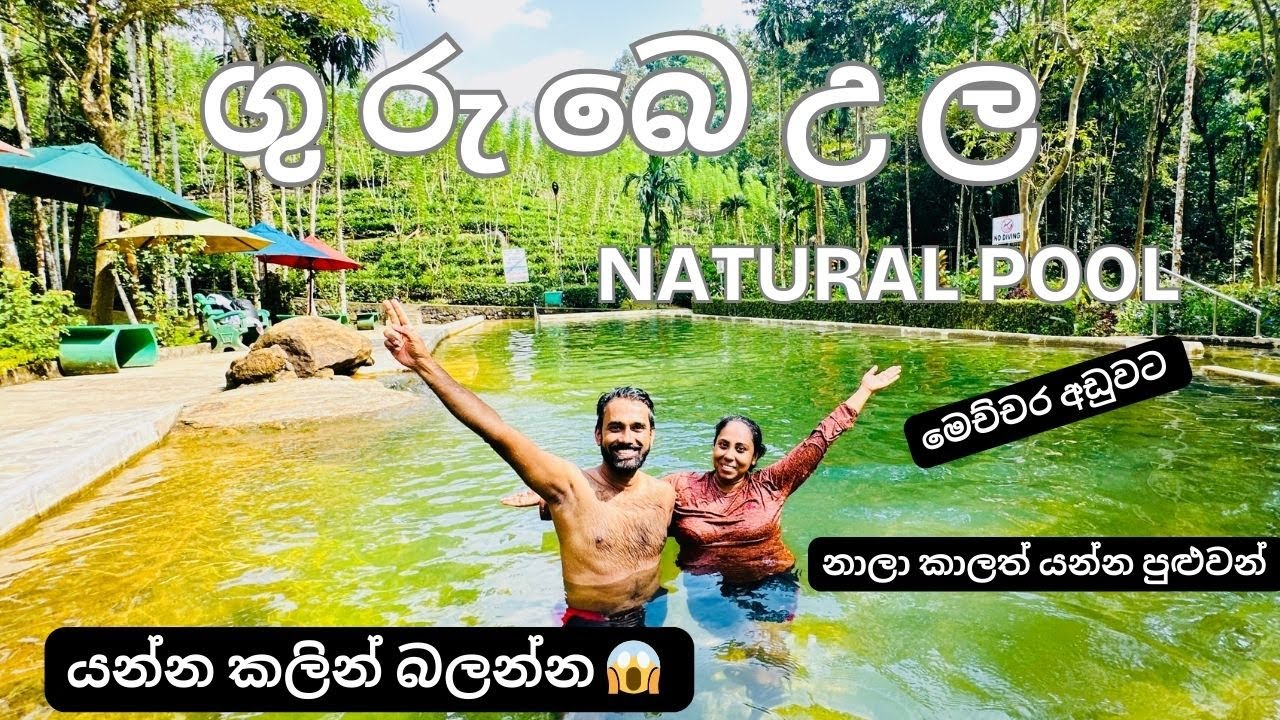 නාලා කාලා විනොදවෙන්න සුපිරි තැනක්😱|Gurubeula Nature Pool|Deniyaya|Middeniya #travel #srilanka