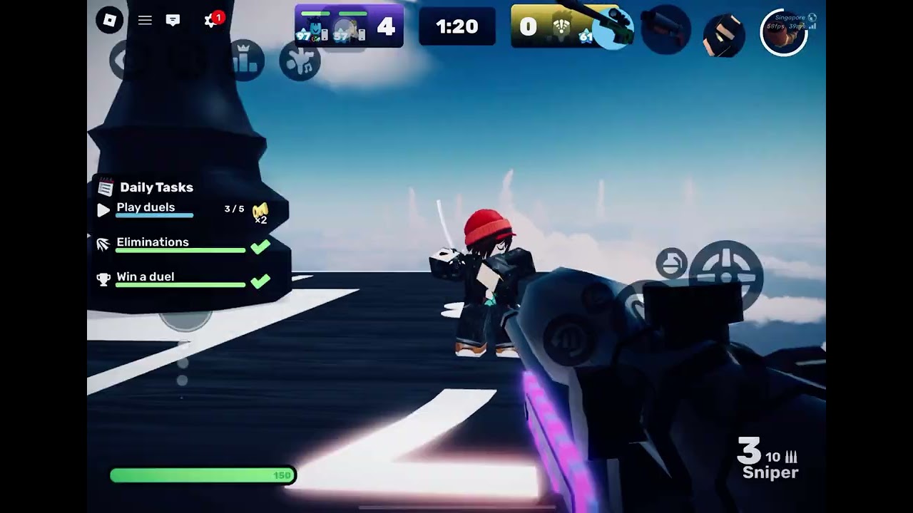 Pro sniper speedrun - mobile - sniper only - pro power