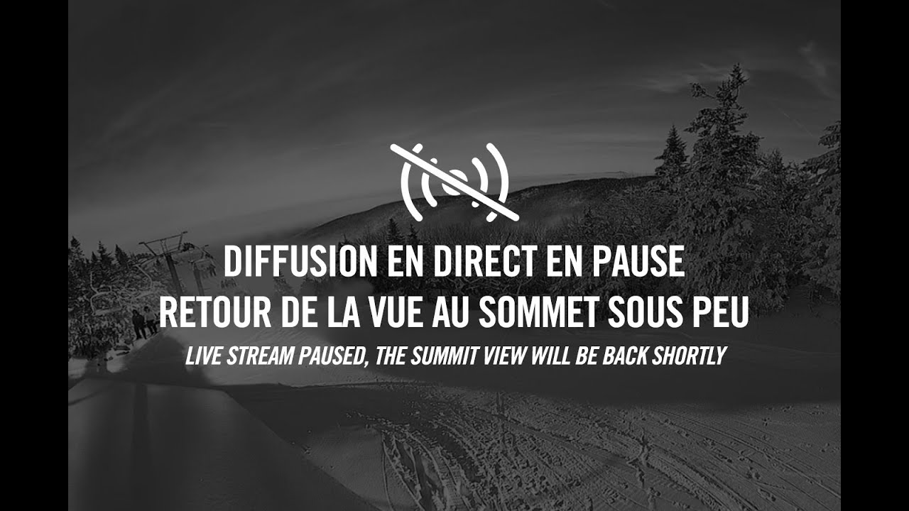 Diffusion en direct du Mont SUTTON - Webcam Altitude 840m