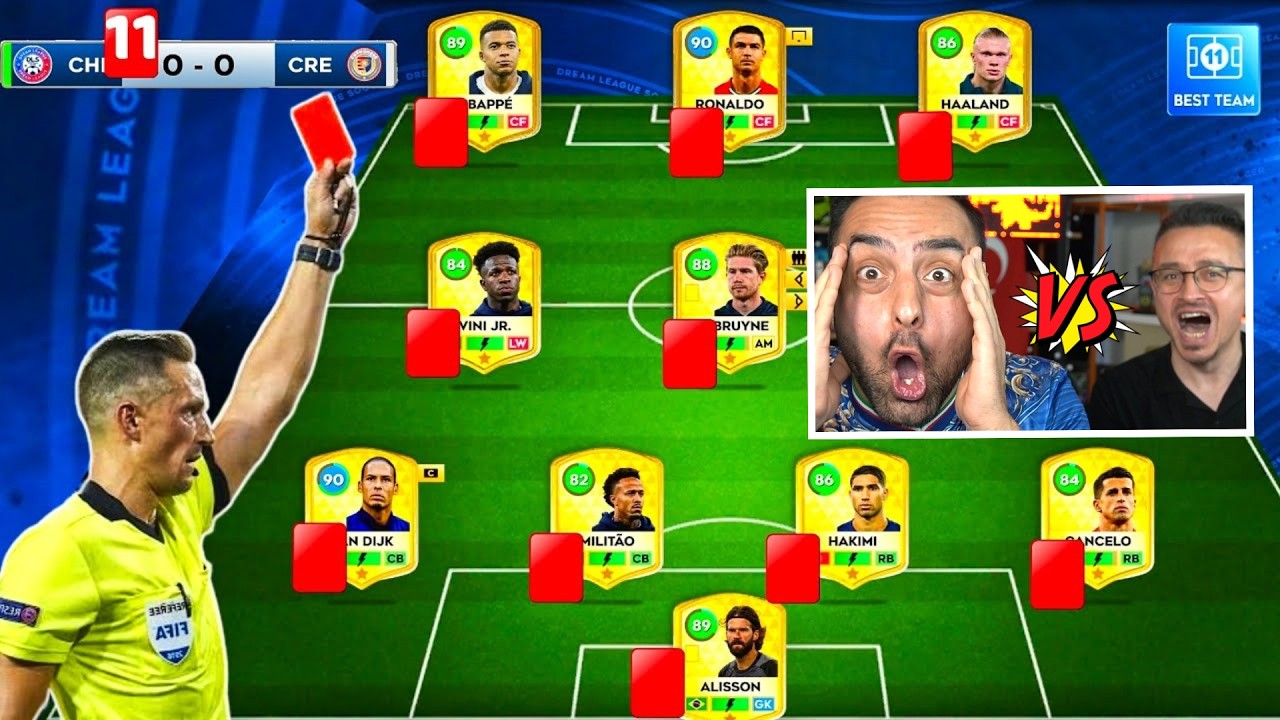 THERE'S MATCH-FIXING IN THE GAME! INCREDIBLE REFEREE MISTAKE! HISTORIC CLASH! DREAM LEAGUE SOCCER...