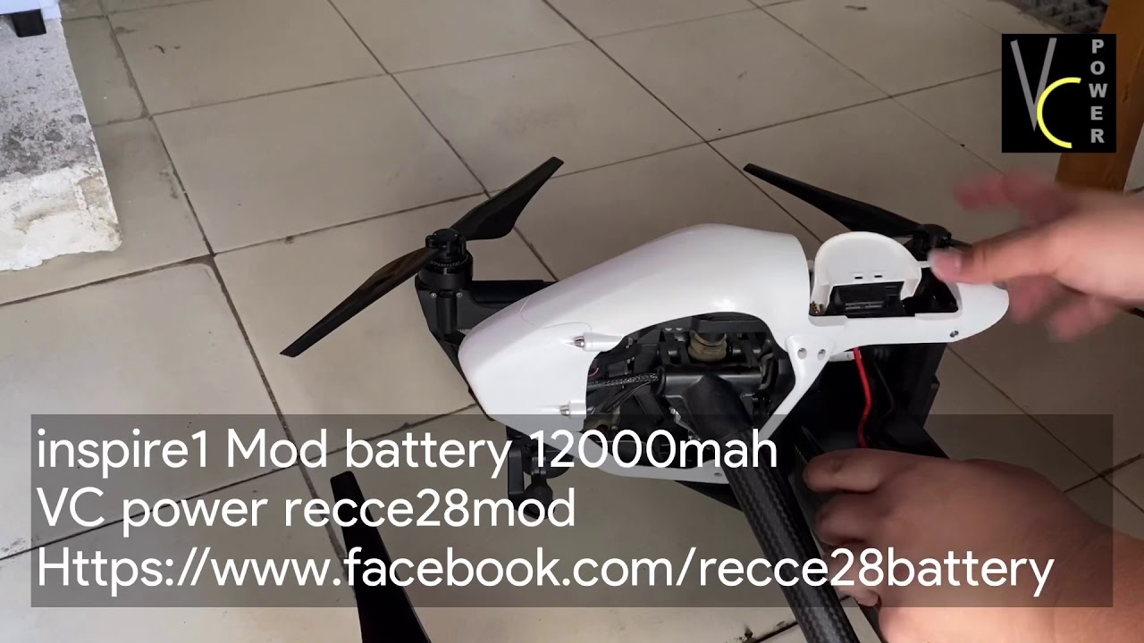 Inspire 1 Battery Mod Hover 34min