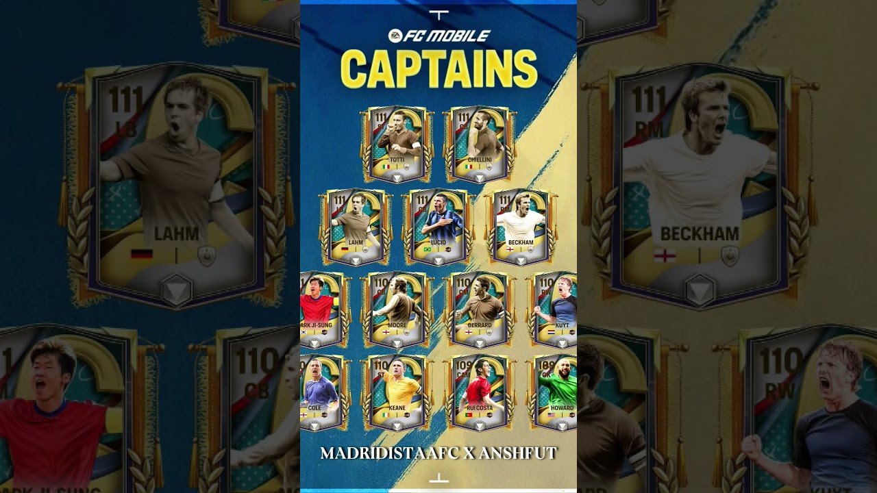 New Event Captains Players.