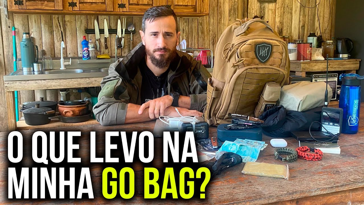 O que carregar em uma mochila de evasão? #gobag