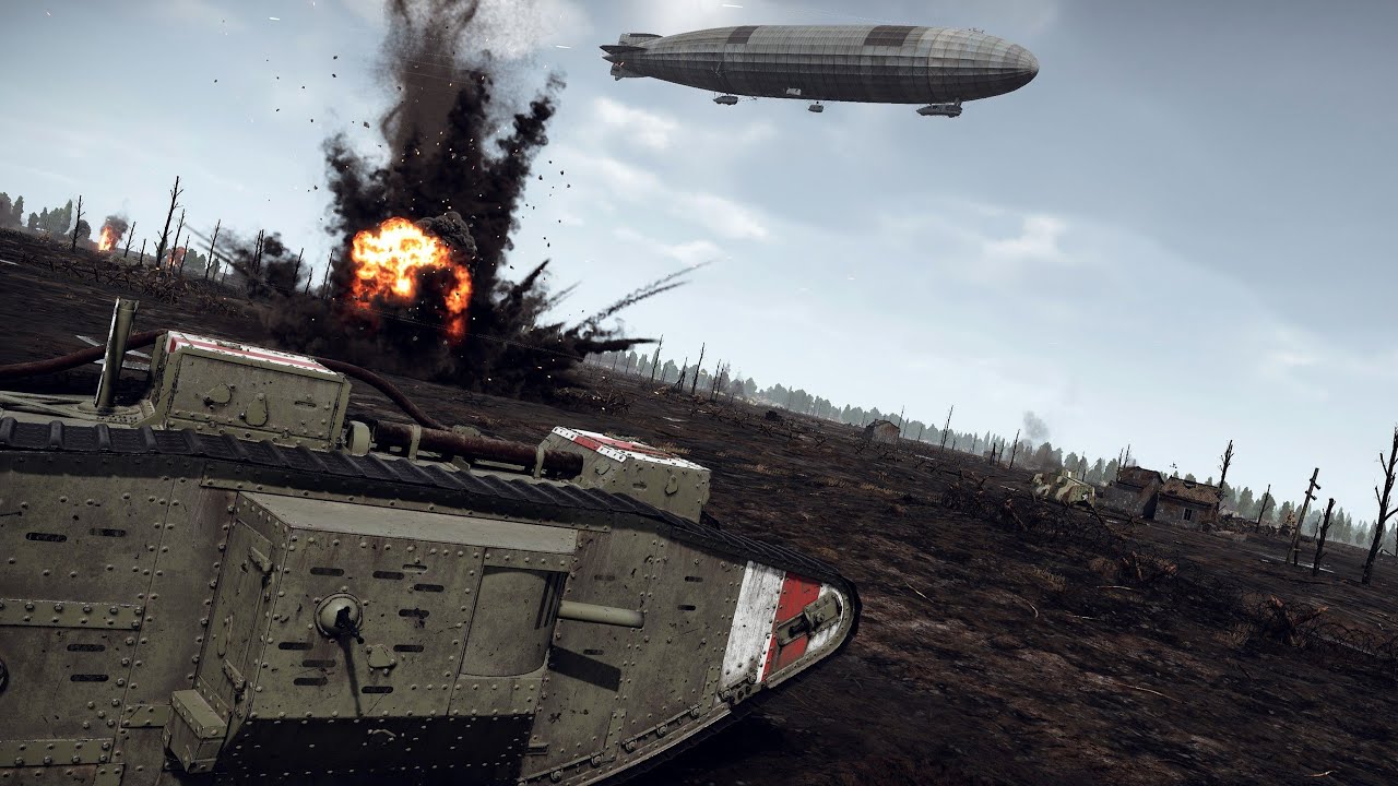 British Mark V Tank Gameplay - The Great War Event | War Thunder
