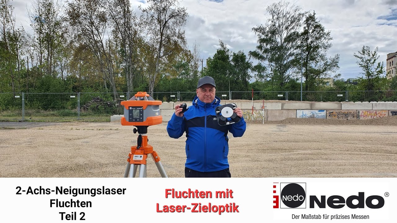 Teil 2 Nedo 2-Achs-Neigungslaser Fluchten - Fluchten mit Laserzieloptik