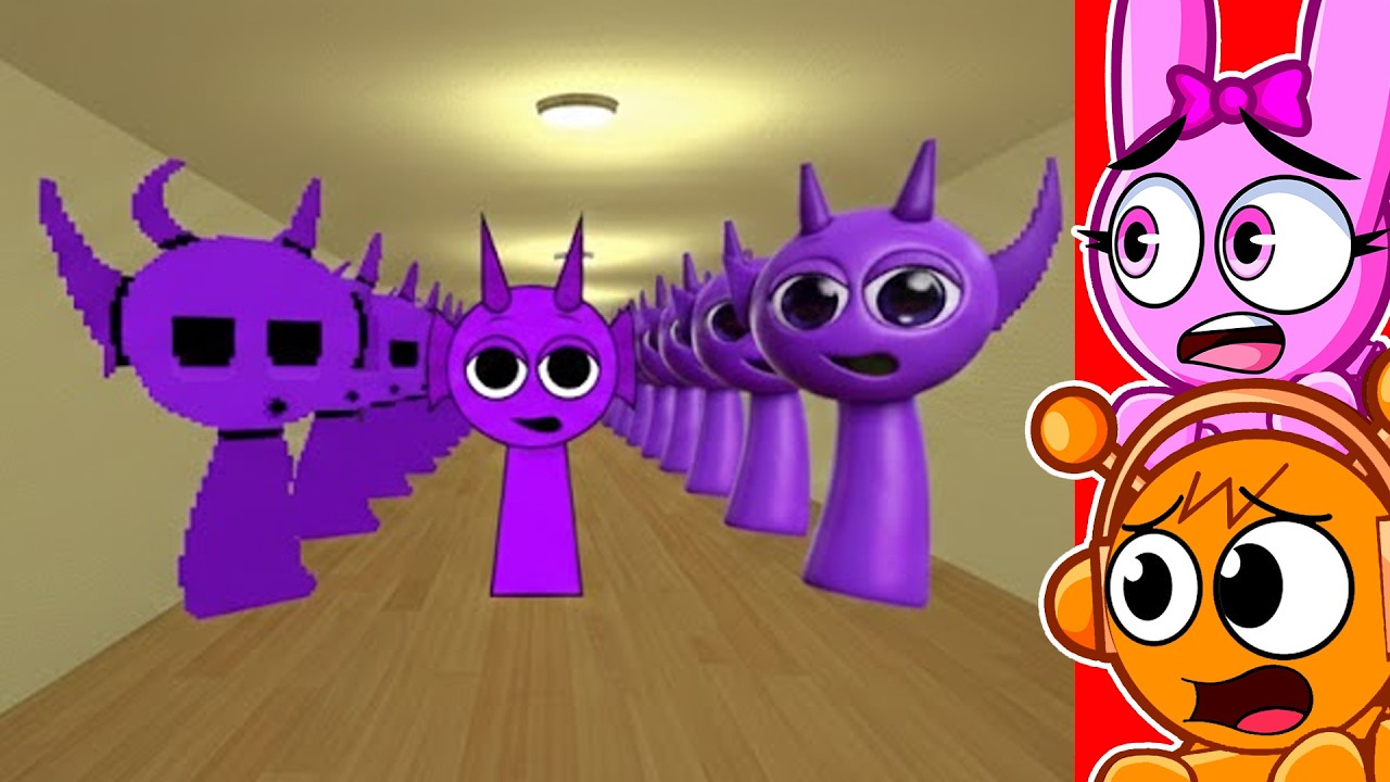 ¡Todas las familias Sprunki quieren que las salve de un grupo de SPRUNKIES MALVADOS! 😱