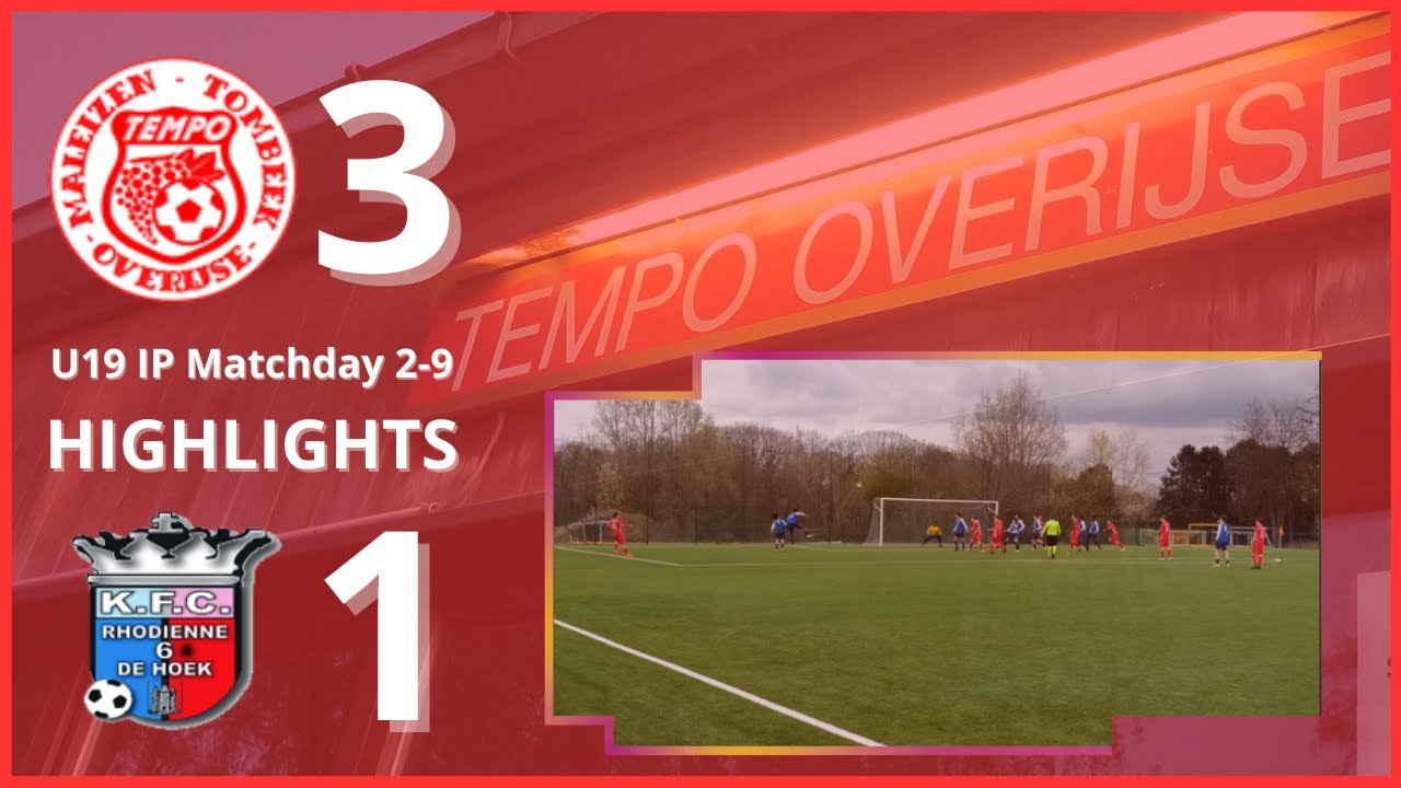 Matchday (2) 9 - U19 IP - Tempo Overijse vs Rhodienne De Hoeck - 2023/2024