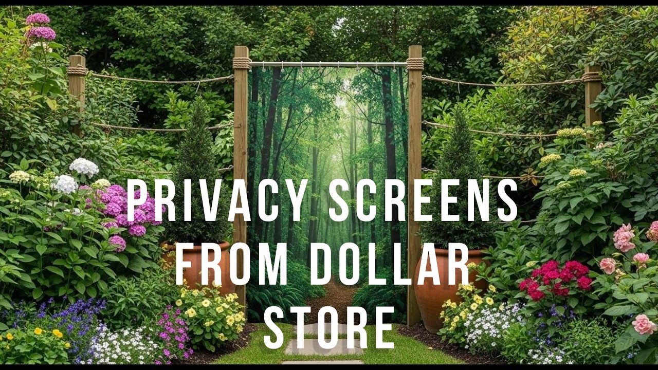 Hack #7 Is Genius: 12 Rustic Privacy Screens From Dollar Store Items 🤫