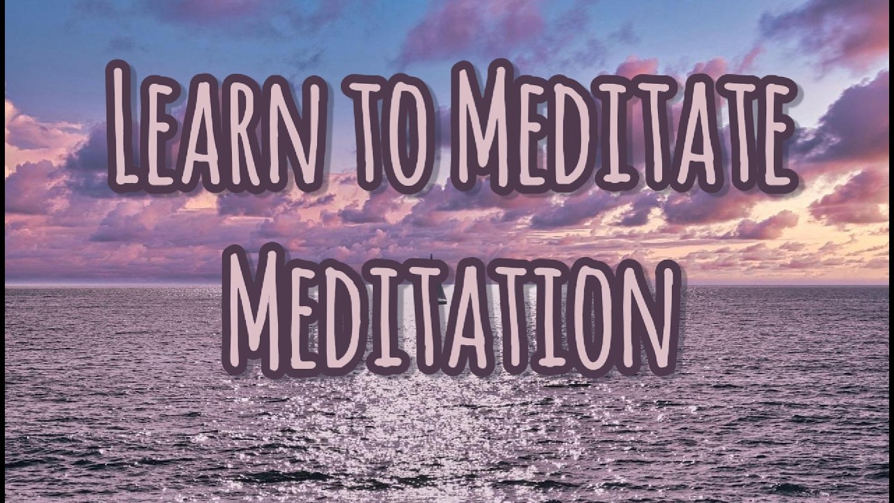 Learn to Meditate Meditation | No Mid Roll Ads | Black Screen
