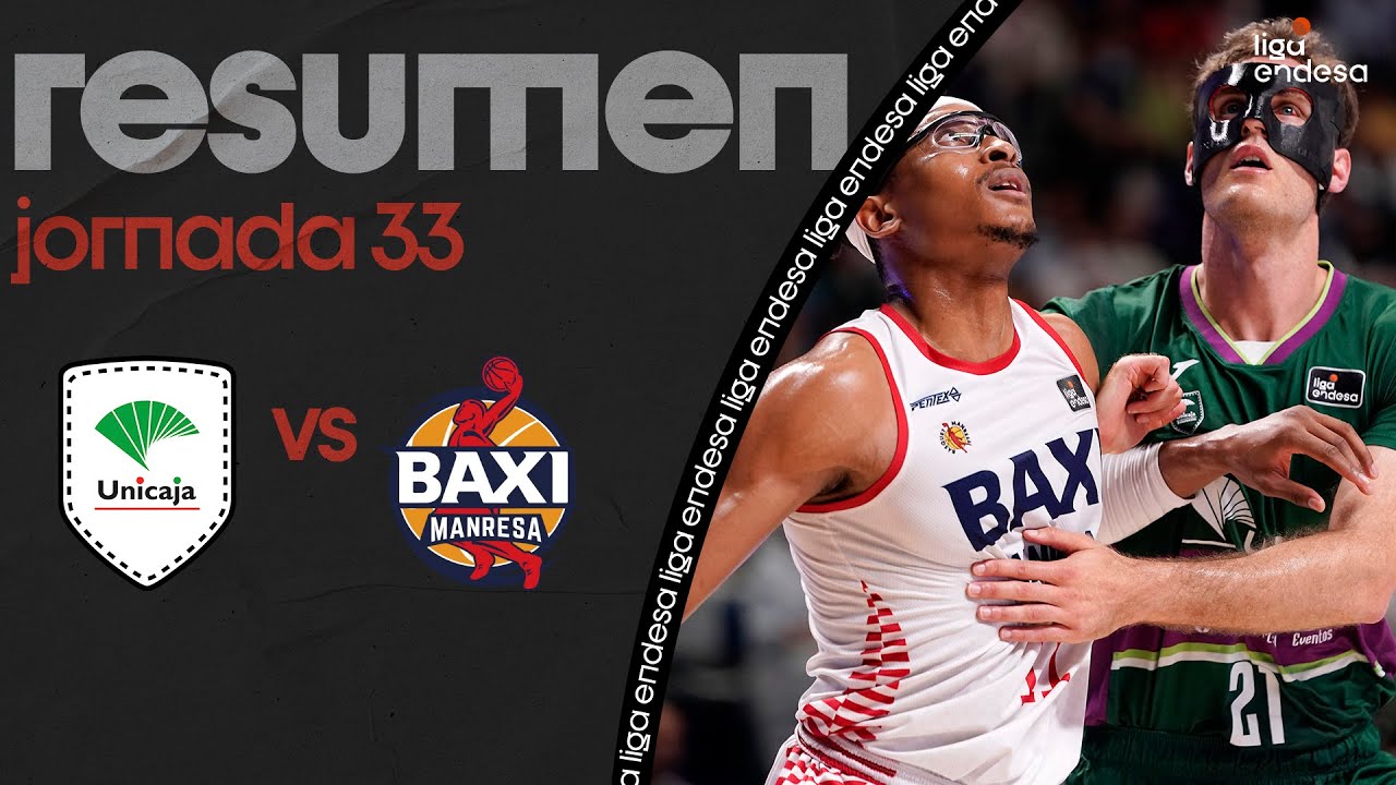 Unicaja - BAXI Manresa (95-100) RESUMEN | Liga Endesa 2021-22