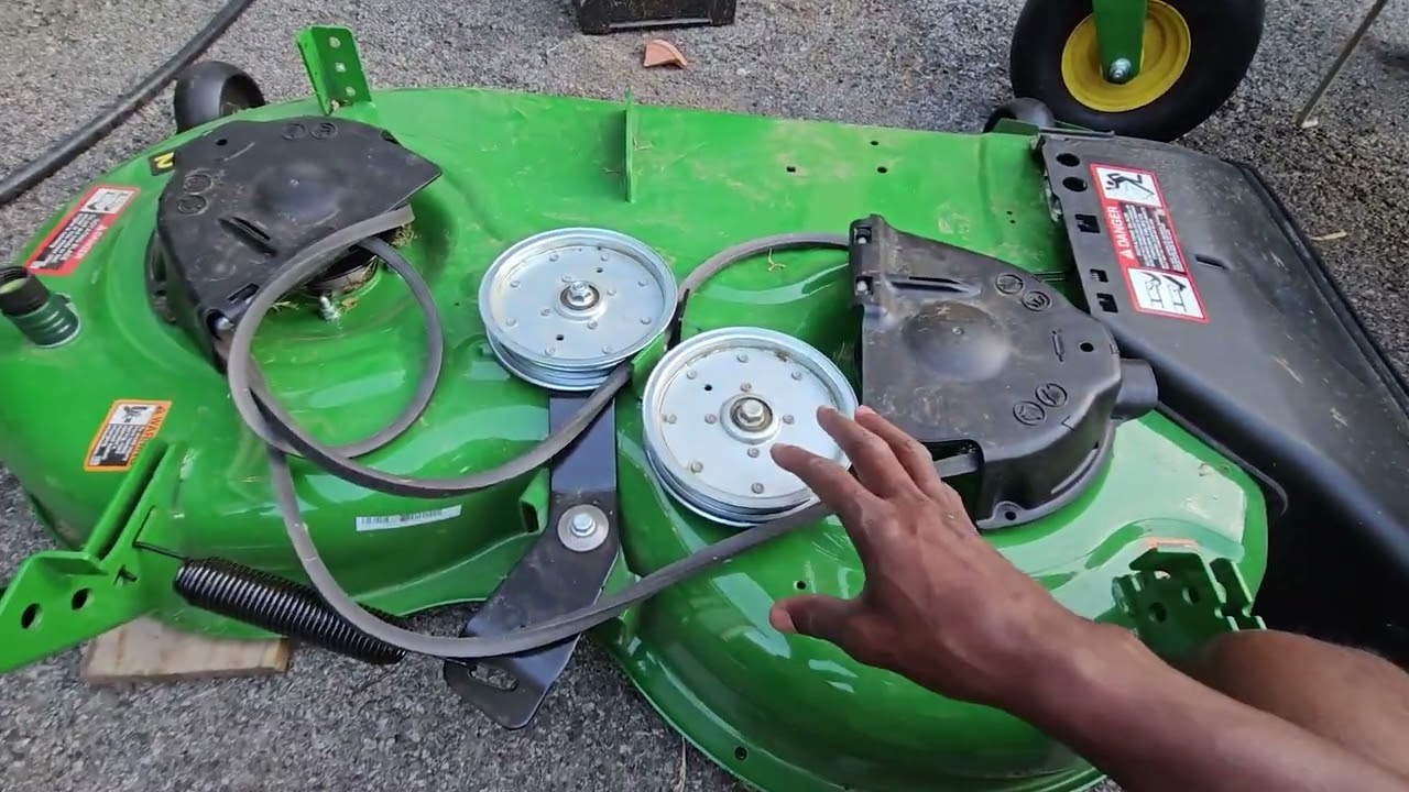 How To Remove Mower Deck John Deere z315e