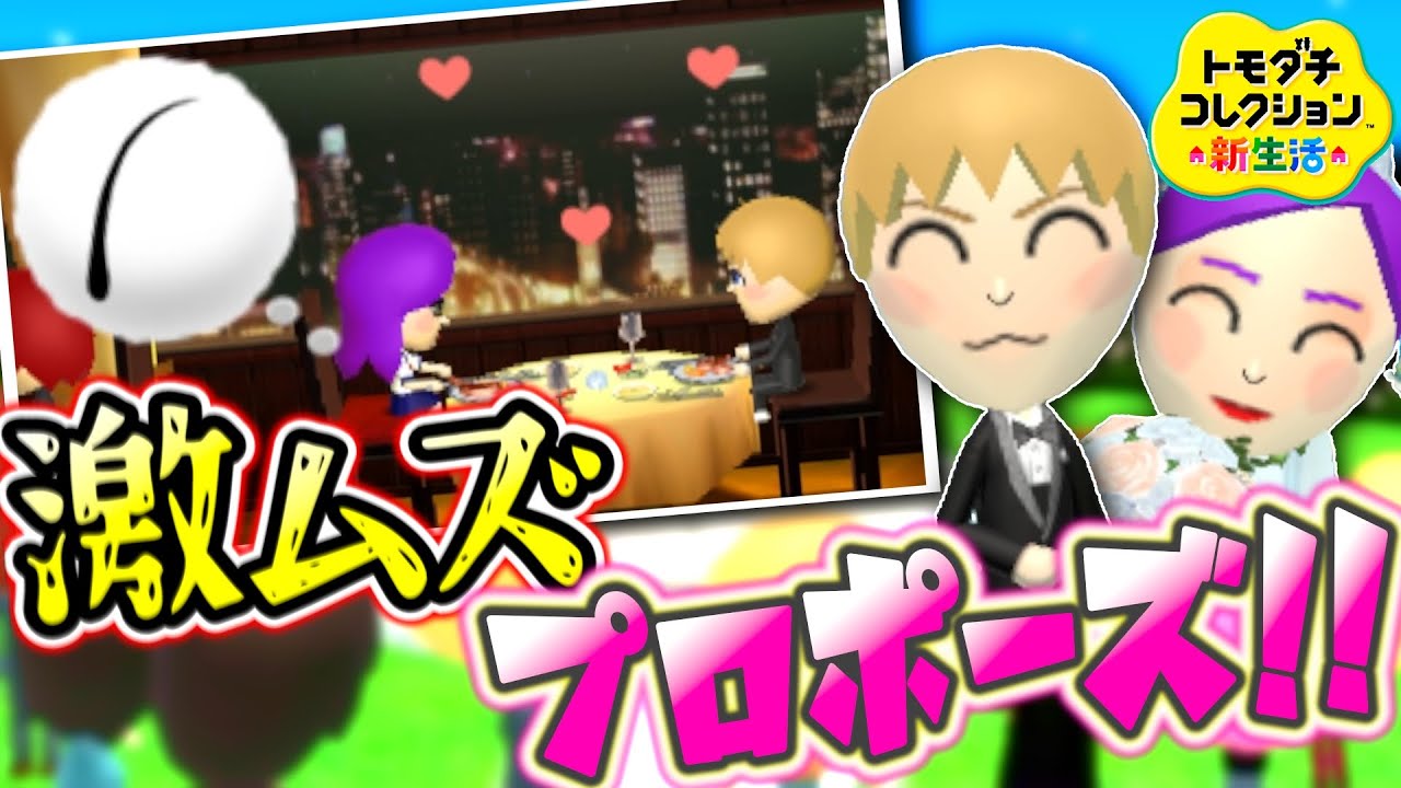 【トモダチコレクション新生活】プロポーズが下手クソすぎて3DSが壊れそうです【島生活5日目】