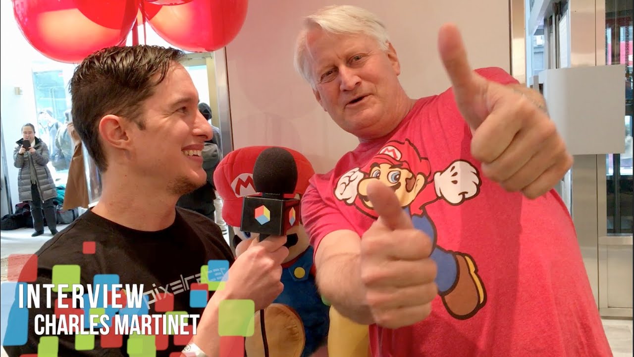 The Voice of Mario - Charles Martinet Interview at Nintendo NYC