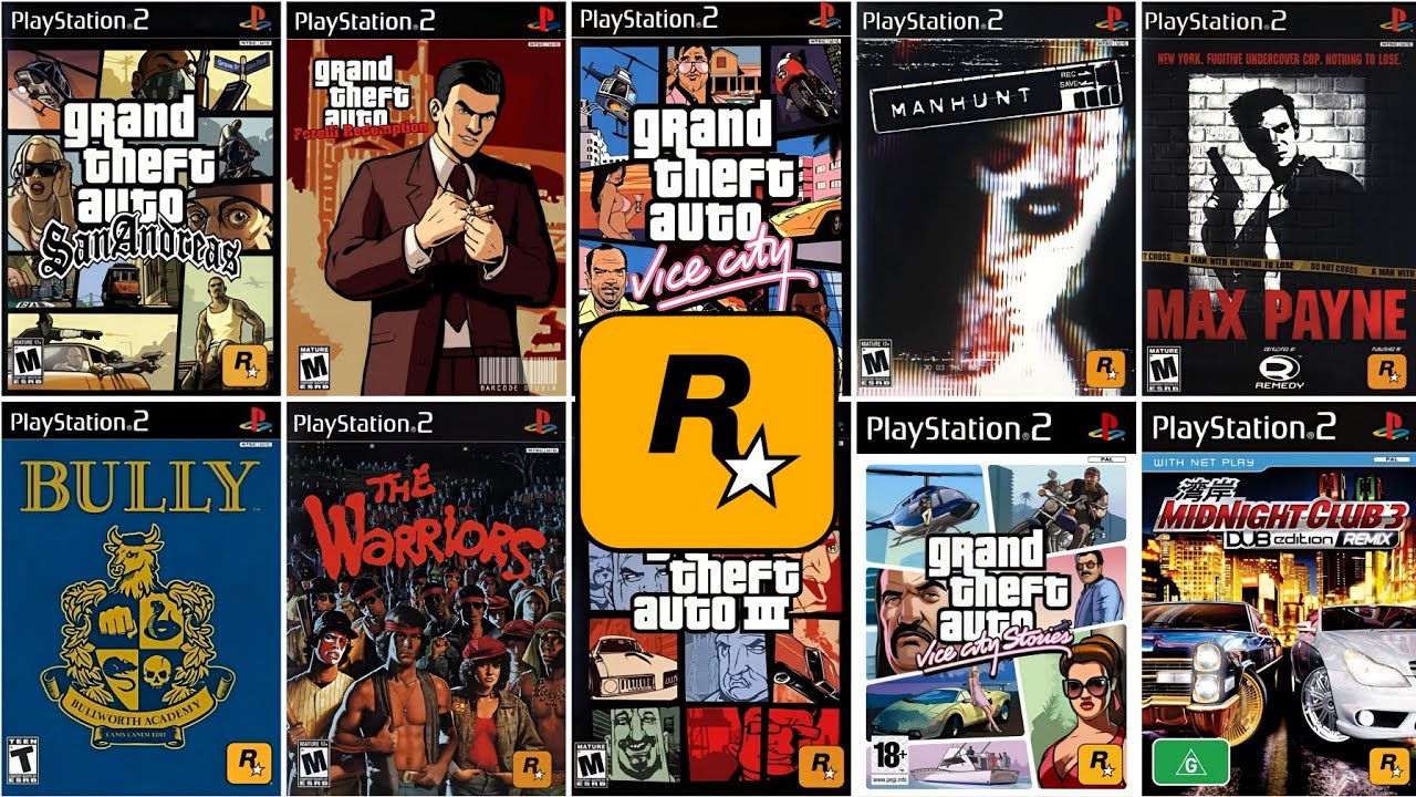 TOP 15 BEST ROCKSTAR GAMES FOR PS2