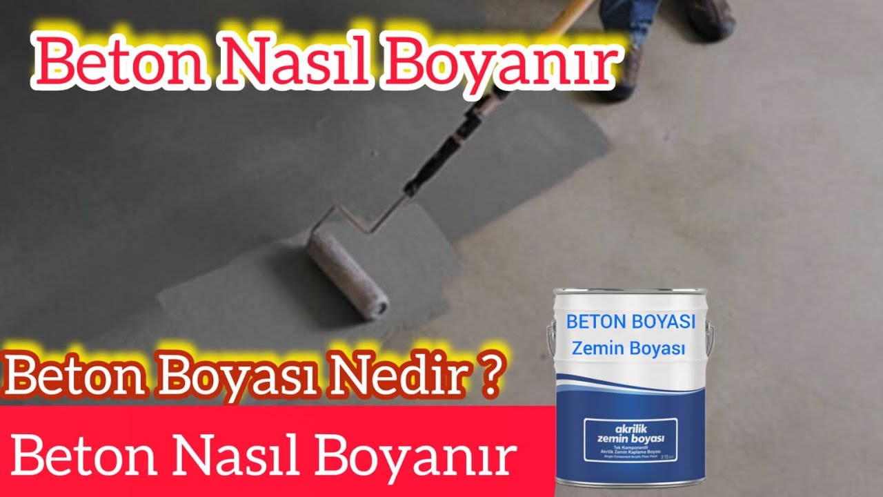 Beton Zemin Nasıl Boyanır?