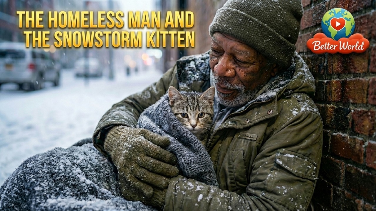 He Had Nothing Left. But He Gave His Only Blanket to Save Her.