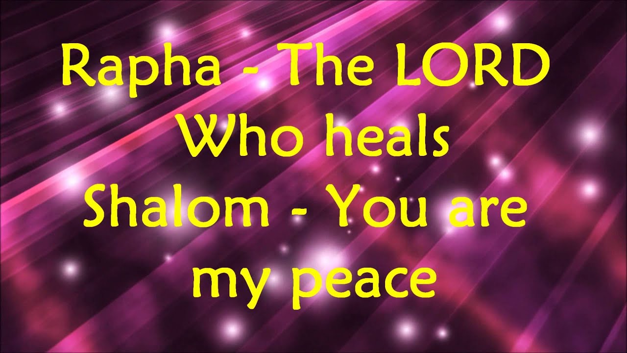 Laurell Hubick - Names Of God - Lyrics