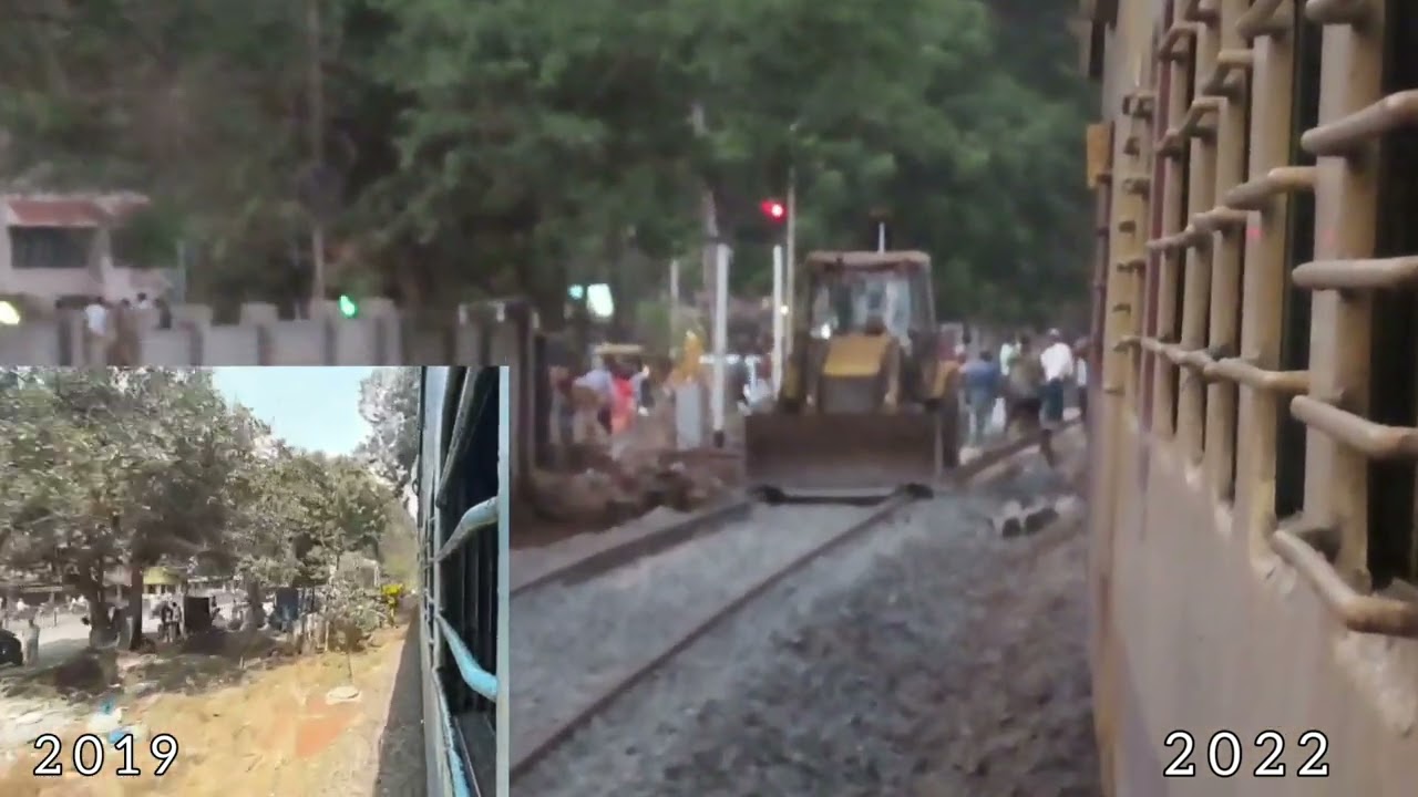 #Tilakwadi 3rd Gate to #Belagavi Rly station 2019 to 2022 Video shows Changes happened in 3 years.