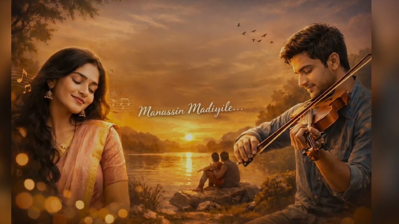 മനസ്സിൻ മടിയിലേ | Manassin Madiyile | Malayalam  Melody Song | Violin Version