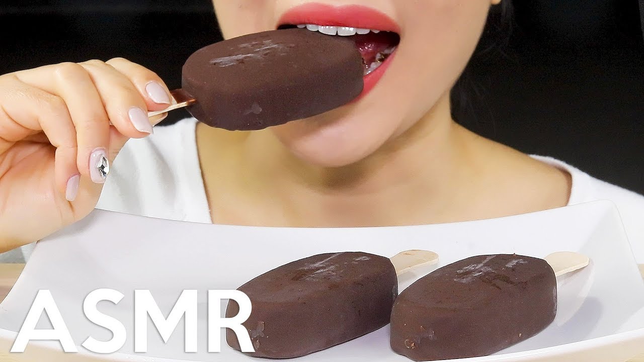 ASMR CHOCOLATE DIPPED ICE CREAM 초콜릿아이스크림 먹방