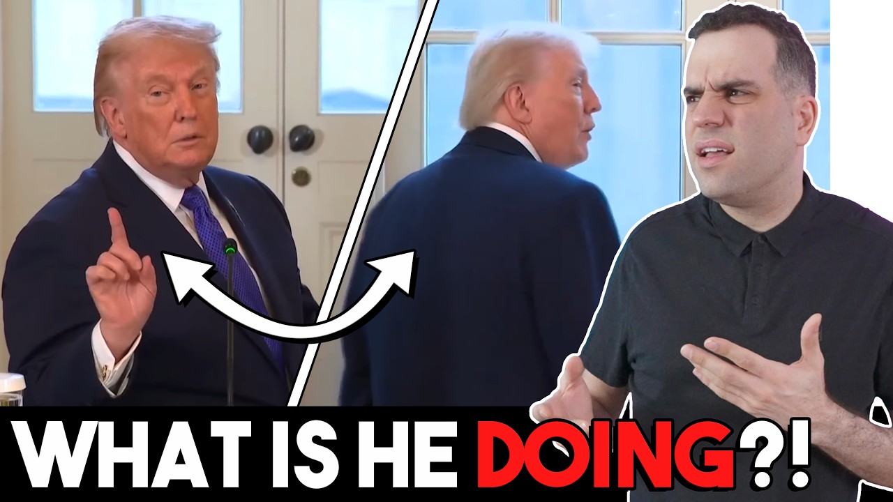 Странное поведение Дональда Трампа во время совещания руководителей нефтяных компаний. Реакция пс...