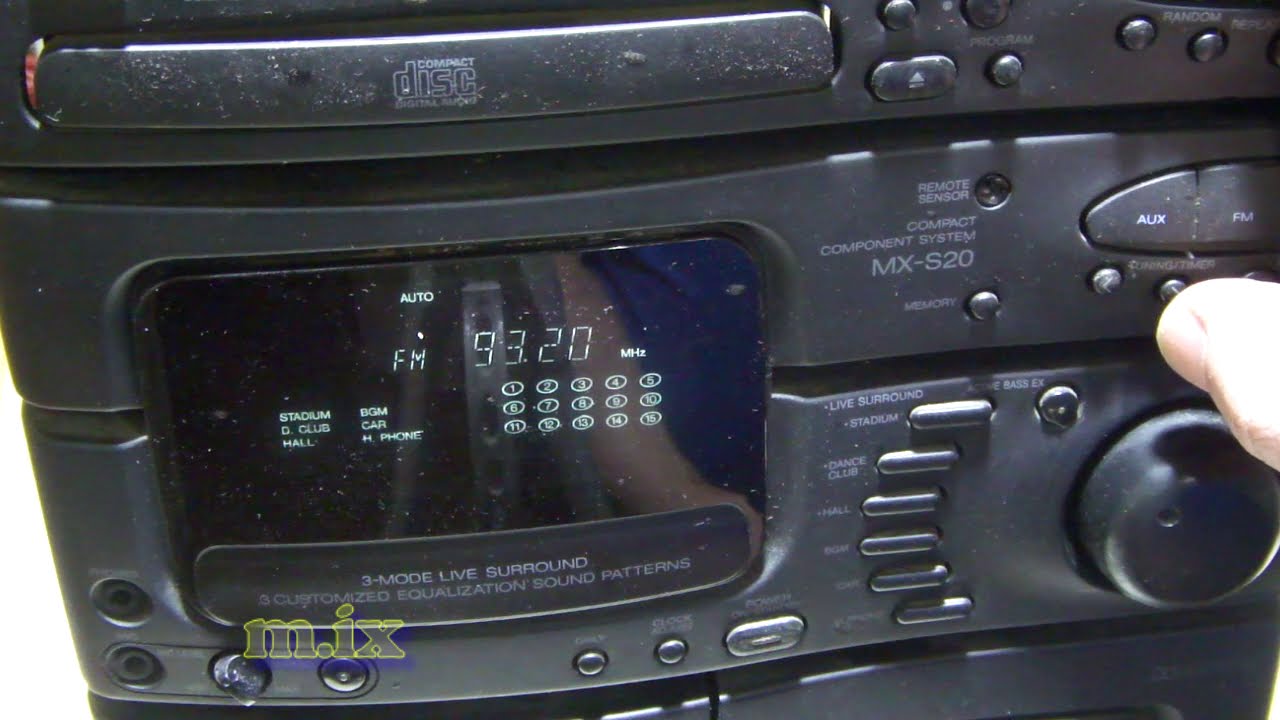 JVC MX-S20  CA-S20BK МЦ Ремонт музыкальных центров