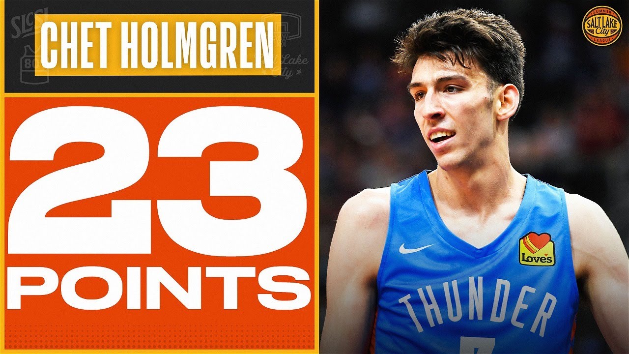 No. 2 Pick Chet Holmgren Impresses In Summer League Debut!