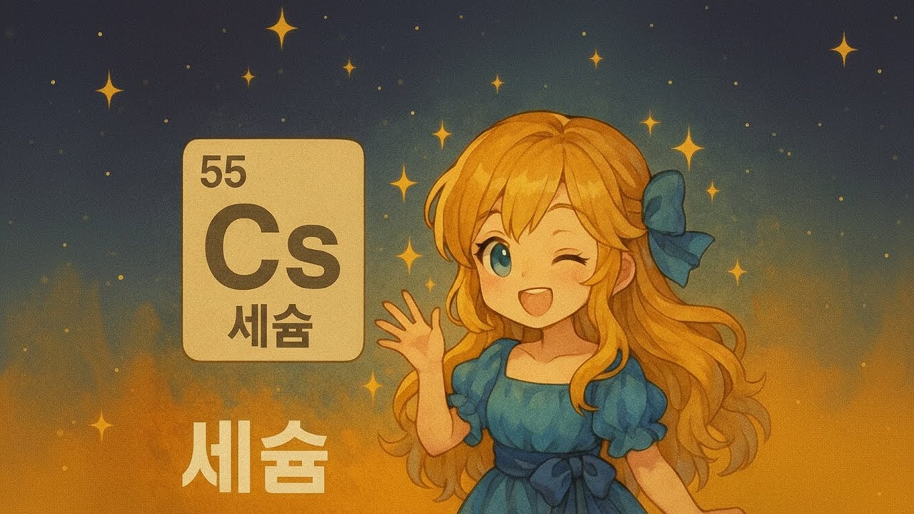 [세상의 모든 원소] 55화: 1초를 정의하는 원자시계의 심장, 세슘(Cs)