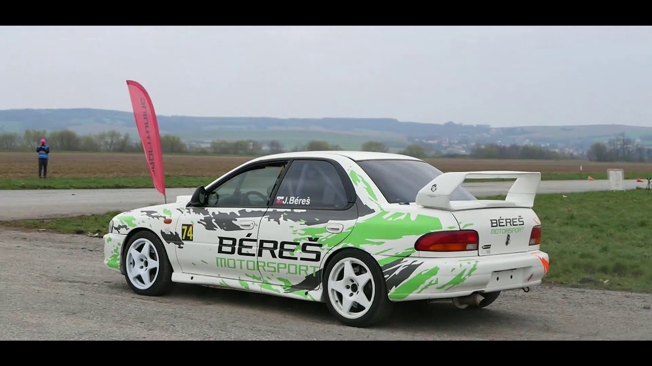 Jozef Béreš with a 480HP Subaru GC8 Onboard, Slalom Cestice 2024.03.16.(Béreš Motorsport)
