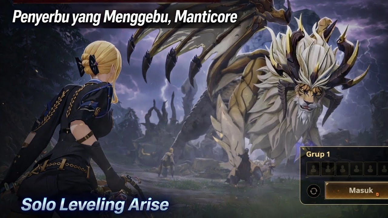BOSS GUILD RAID! Manticore Solo Leveling Arise Gameplay Indonesia