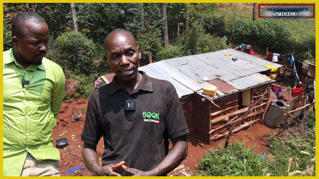 Rejected total Orphan with family living alone in the forest