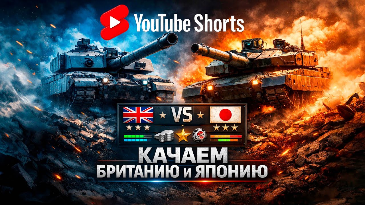 🔥 КАЧАЕМ БРИТАНИЮ И ЯПОНИЮ LIVE | War Thunder Shorts 2026