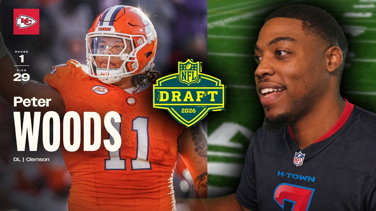 Peter Woods Highlights Reaction | Kansas City Chiefs - NFL Draft 2026