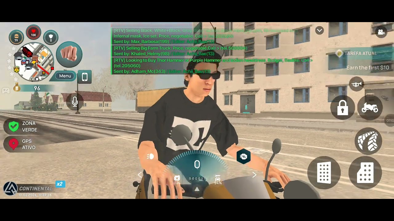RIO RISE 2.0 KKKKKKKK, PRIMEIRA GAMEPLAY NO LIVE RUSSIA 🔥🔥🔥🔥🎥