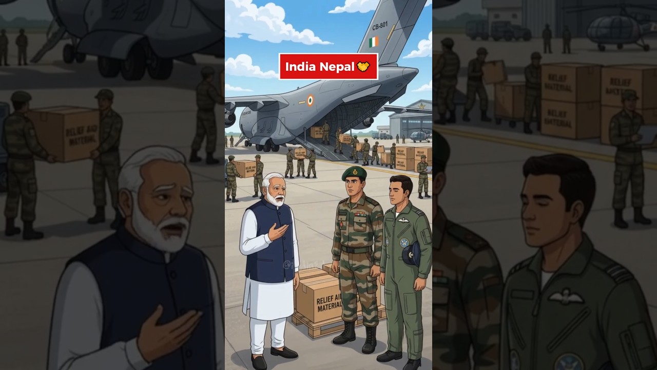 India Sent a C-17 to Help Flood-Hit Nepal 🇮🇳🇳🇵 | Humanity First