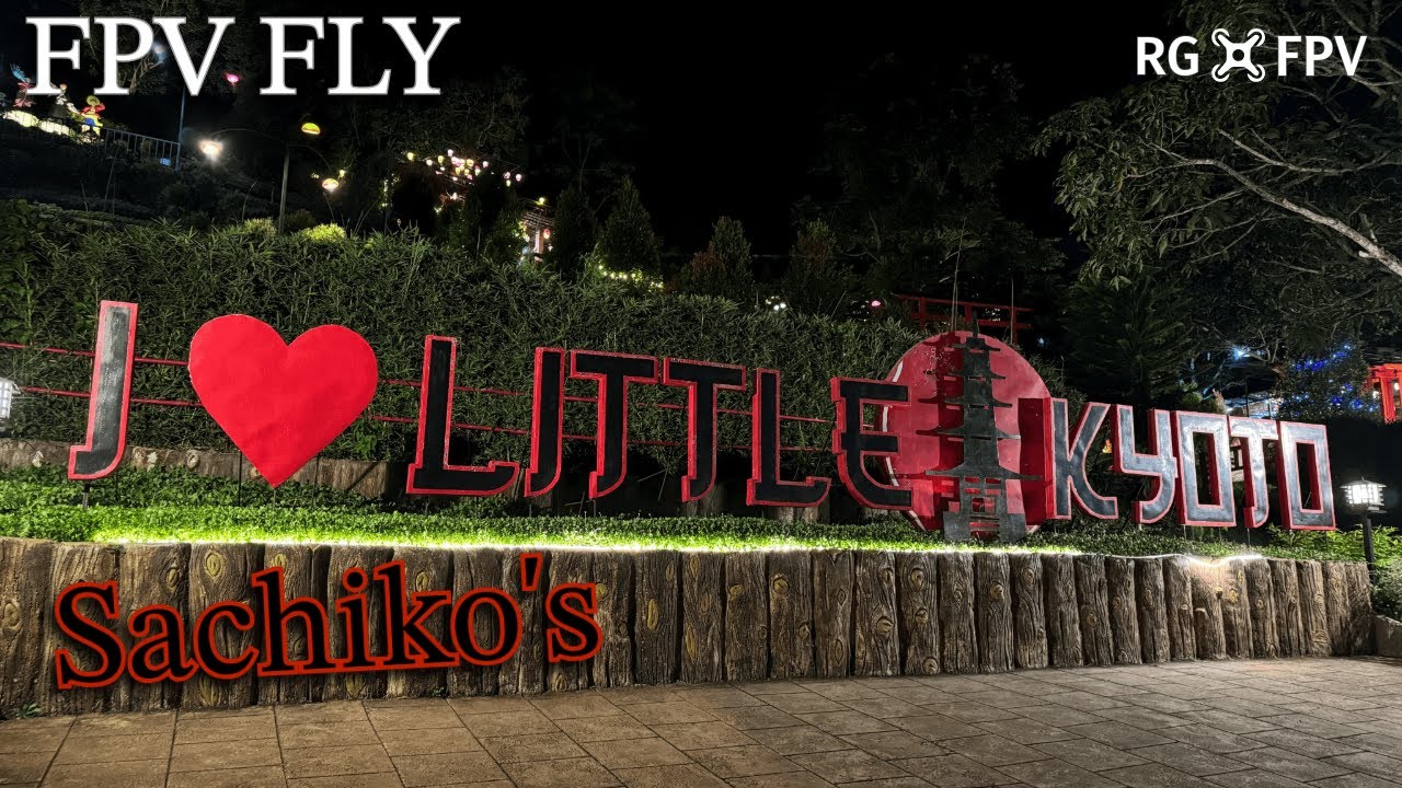 Sachiko's Little Kyoto Cebu City Philippines 🇵🇭 4K FPV Drone Night Flight 2025