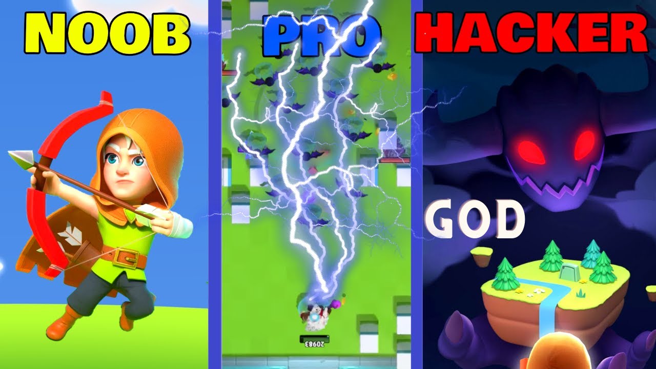Archero - NOOB vs PRO vs HACKER