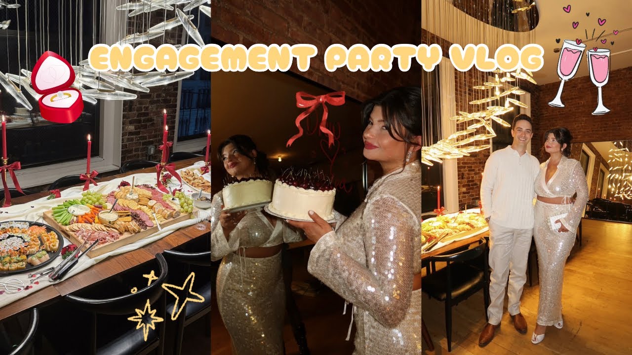 NYC Engagement Party Vlog: Prep + Set Up