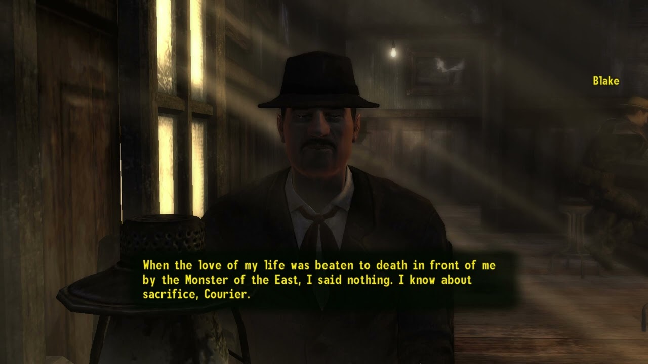 Blake the frumentarius talks about Ulysses (New Vegas Mods)
