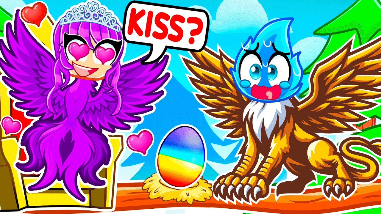 Saying YES to MY CRUSH for 24 HOURS in OP Bird Family Roblox..