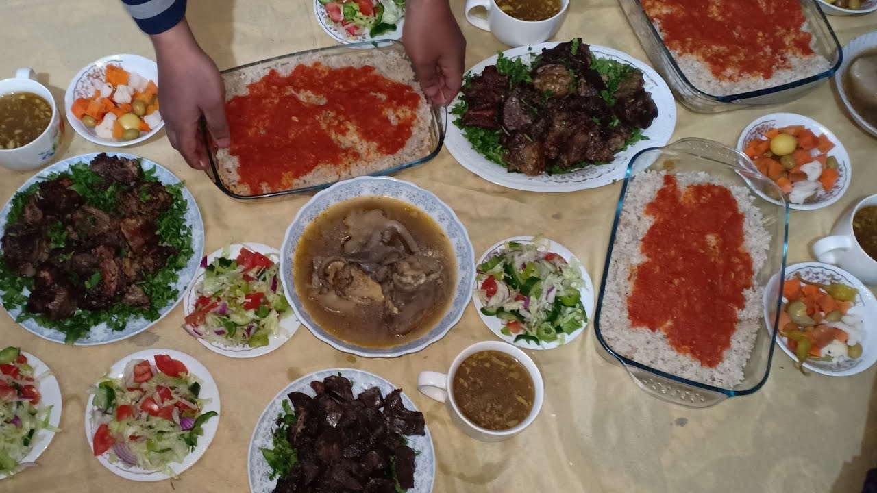 احلى عزومه فالدنيا 😍،مش بس فحياتى عزومه الغاليه امى😍 واخواتى 😍أكبر عزومه حلويات مدبح رررروعه