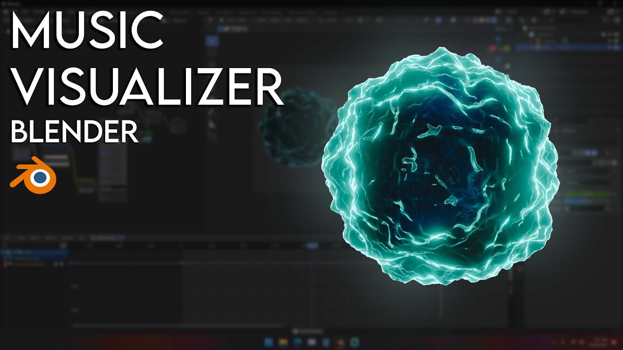 Музыкальные визуализаторы — это ПРОСТО! — Учебное пособие по Blender 3.3