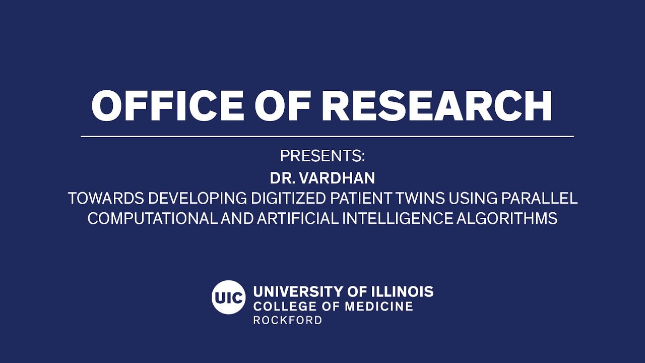 Office of Research presents: Dr. Vardhan