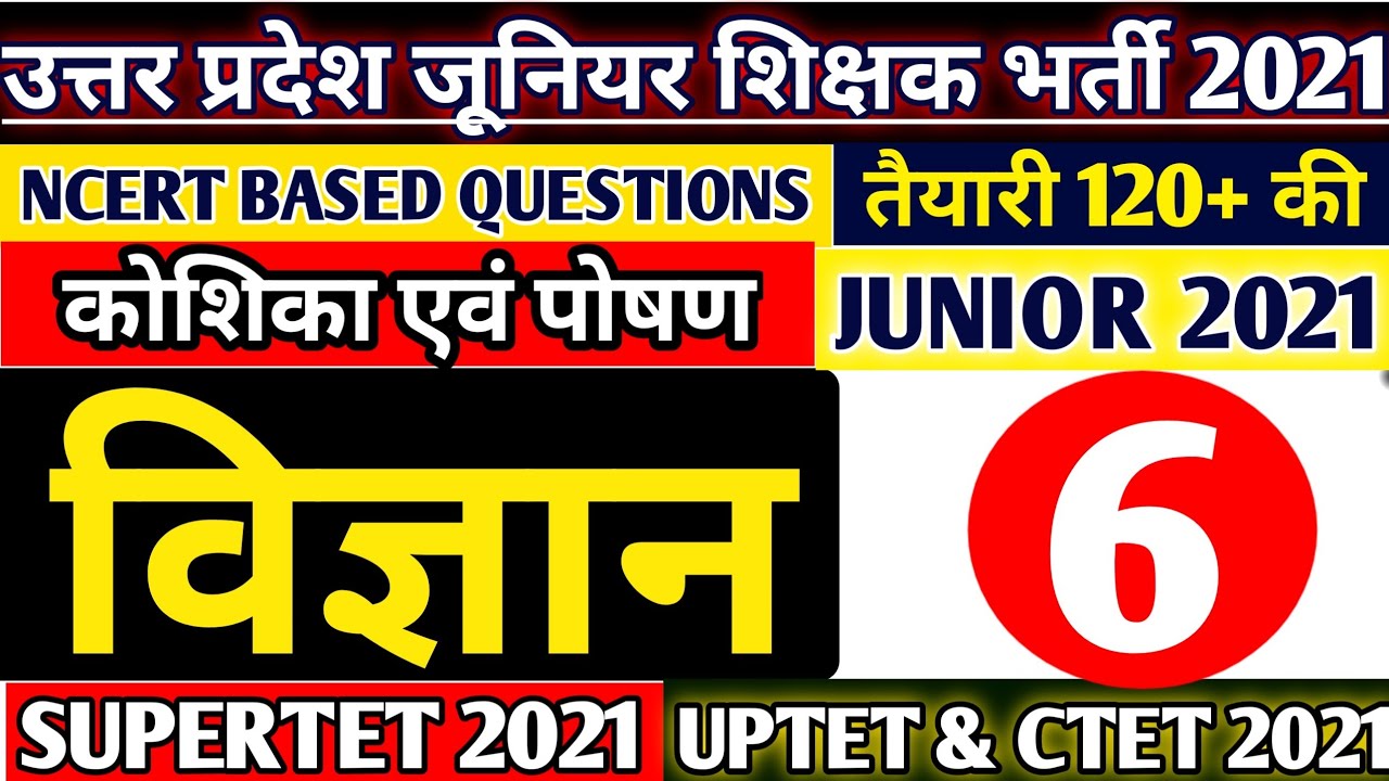 JUNIOR SUPERTET SCIENCE | UP JUNIOR SUPERTET CLASSES | UP JUNIOR TEACHER VACANCY 2021 |SUPERTET 2021