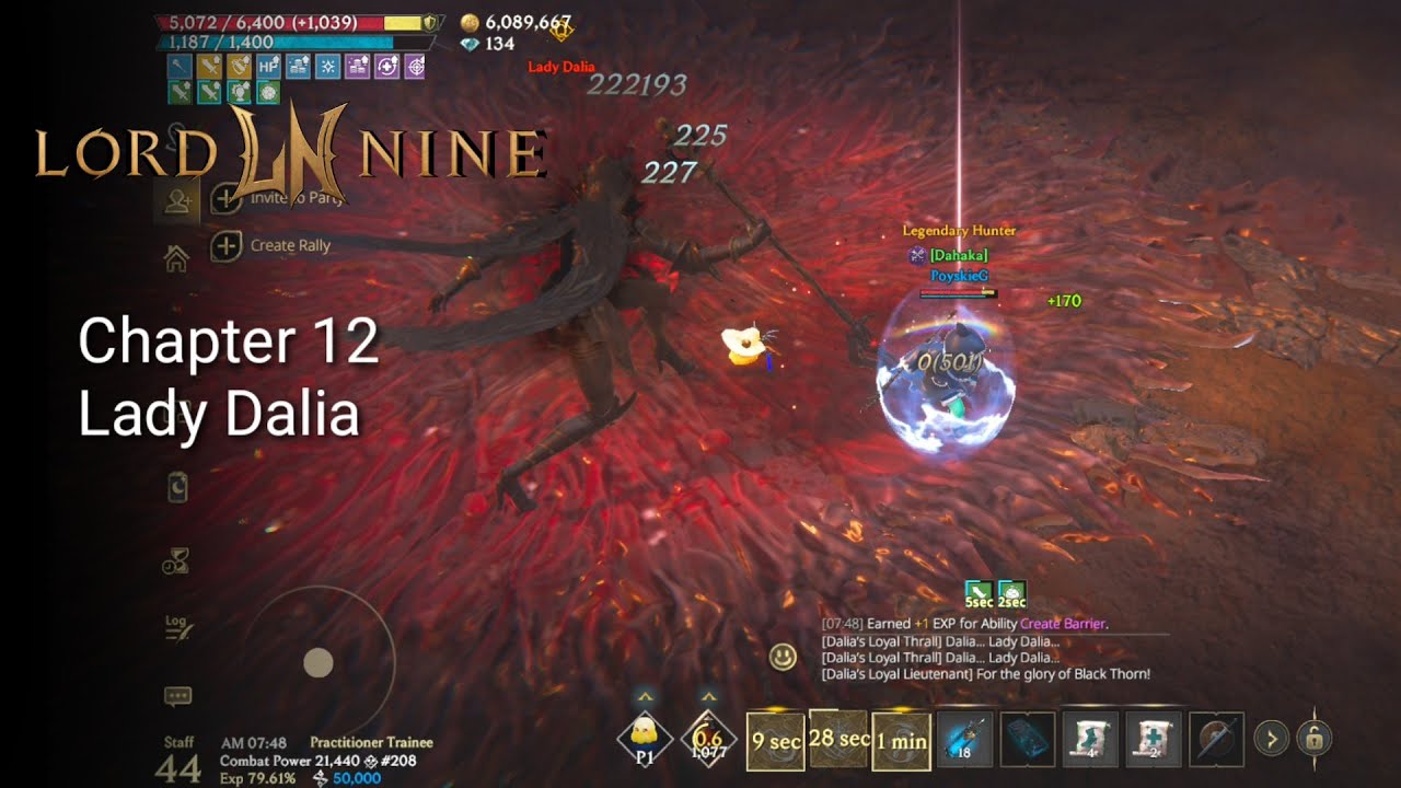 Lord Nine Infinite Class - Chapter 12 Lady Dalia [Boss] F2P