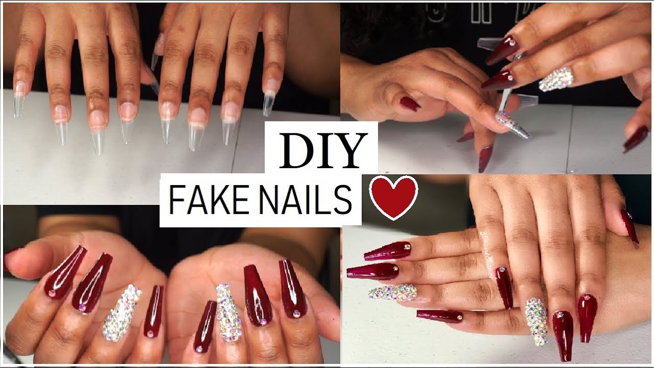 DIY FAKE Nails at HOME NO ACRYLIC Under $20 | Beginner Friendly | Simone Chanel